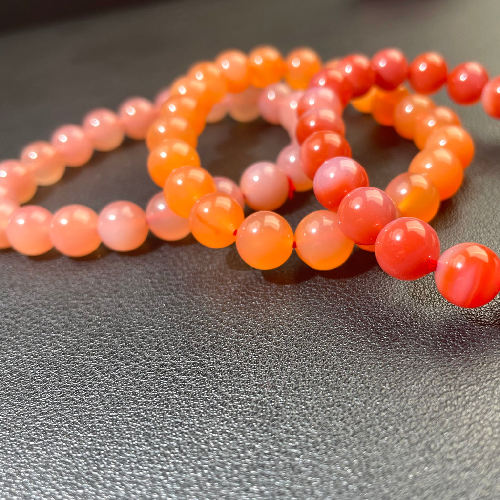 natural Yanyuan agate bracelet high quality beaded handmade jewelry love lucky